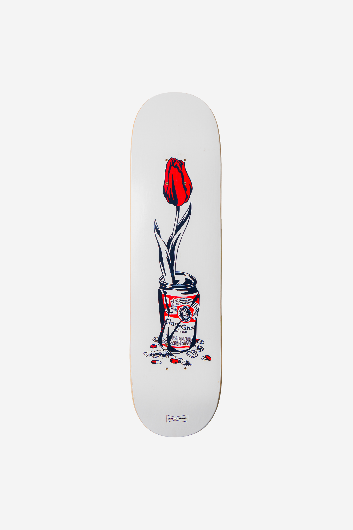 スケートボード WASTED YOUTH Skateboard Deck VERDY Wasted Youth Skateboard Deck | Zazzle