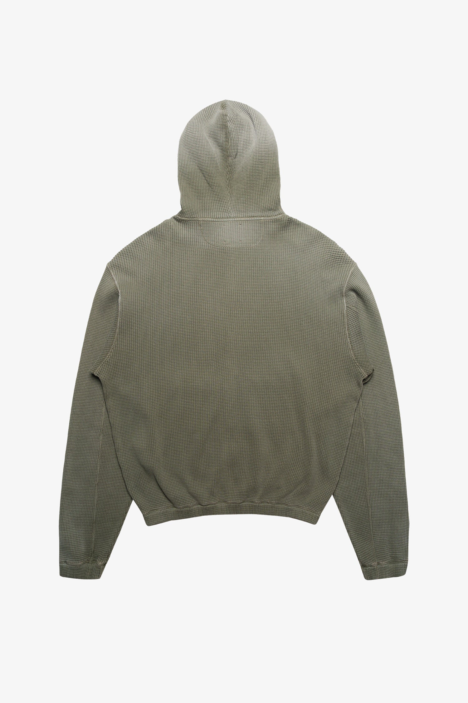 Bee Sun Faded Waffle Zip Up Hoodie- Selectshop FRAME