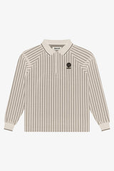 Ribbed Long Sleeve Polo- Selectshop FRAME