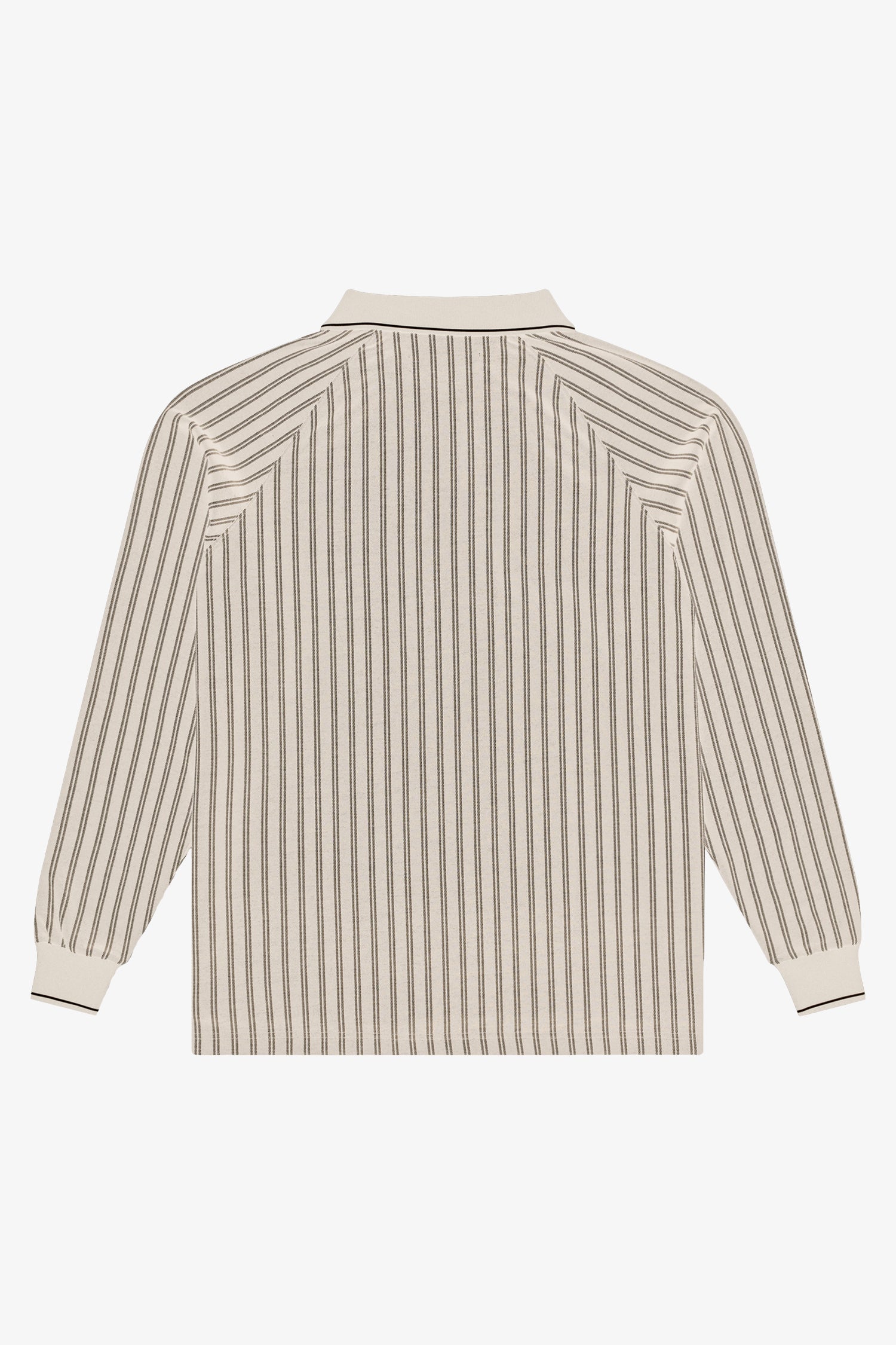 Ribbed Long Sleeve Polo- Selectshop FRAME