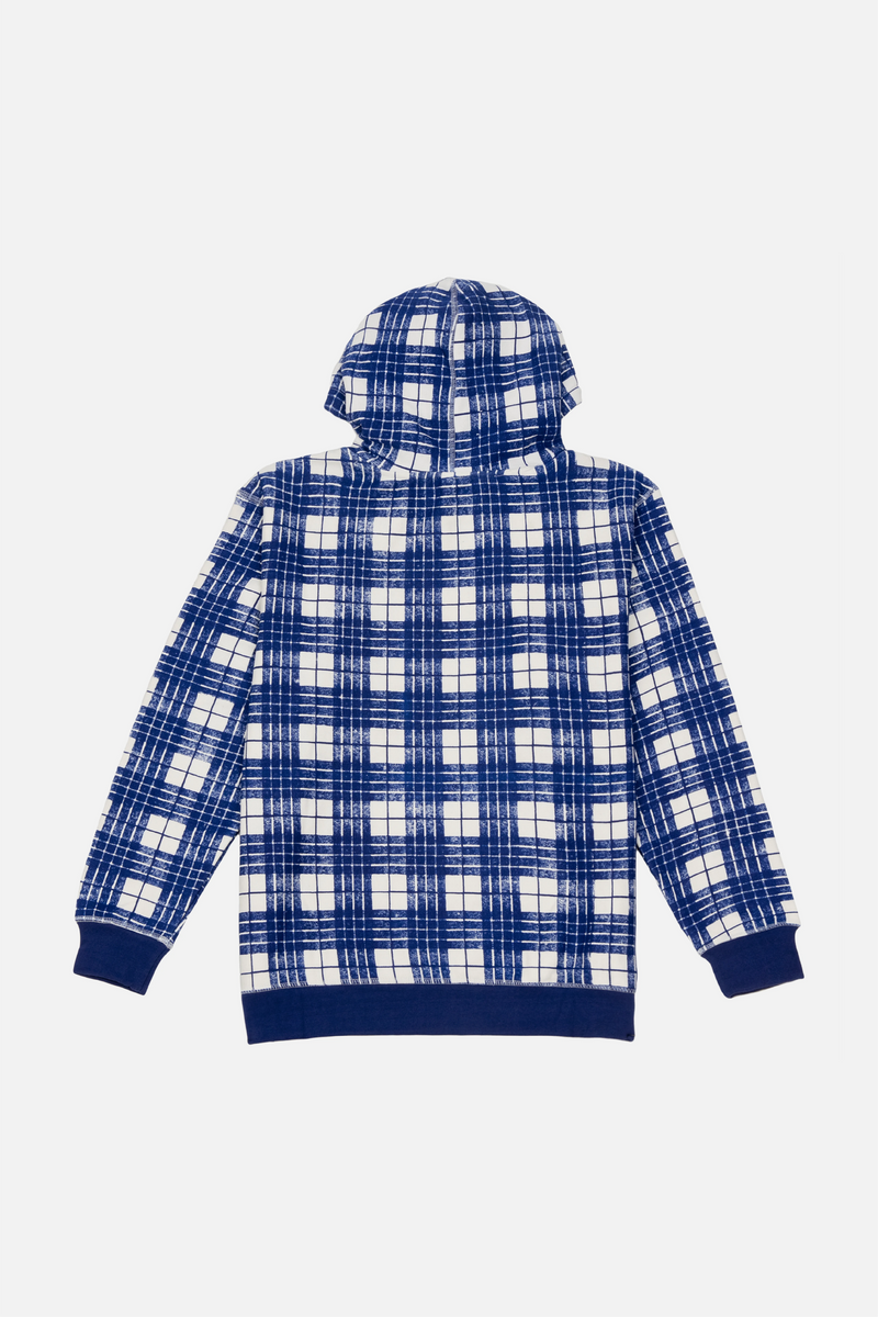 Selectshop FRAME - IGGY Ballpoint Plaid Hooded Sweatshirt Sweats-Knits Dubai