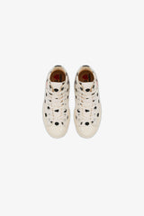 Selectshop FRAME - COMME DES GARCONS PLAY Converse Polka Dot Red Heart Chuck Taylor All Star '70 High Footwear Dubai