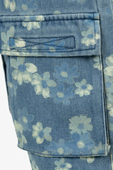 Garden Denim Cargo Pants-FRAME