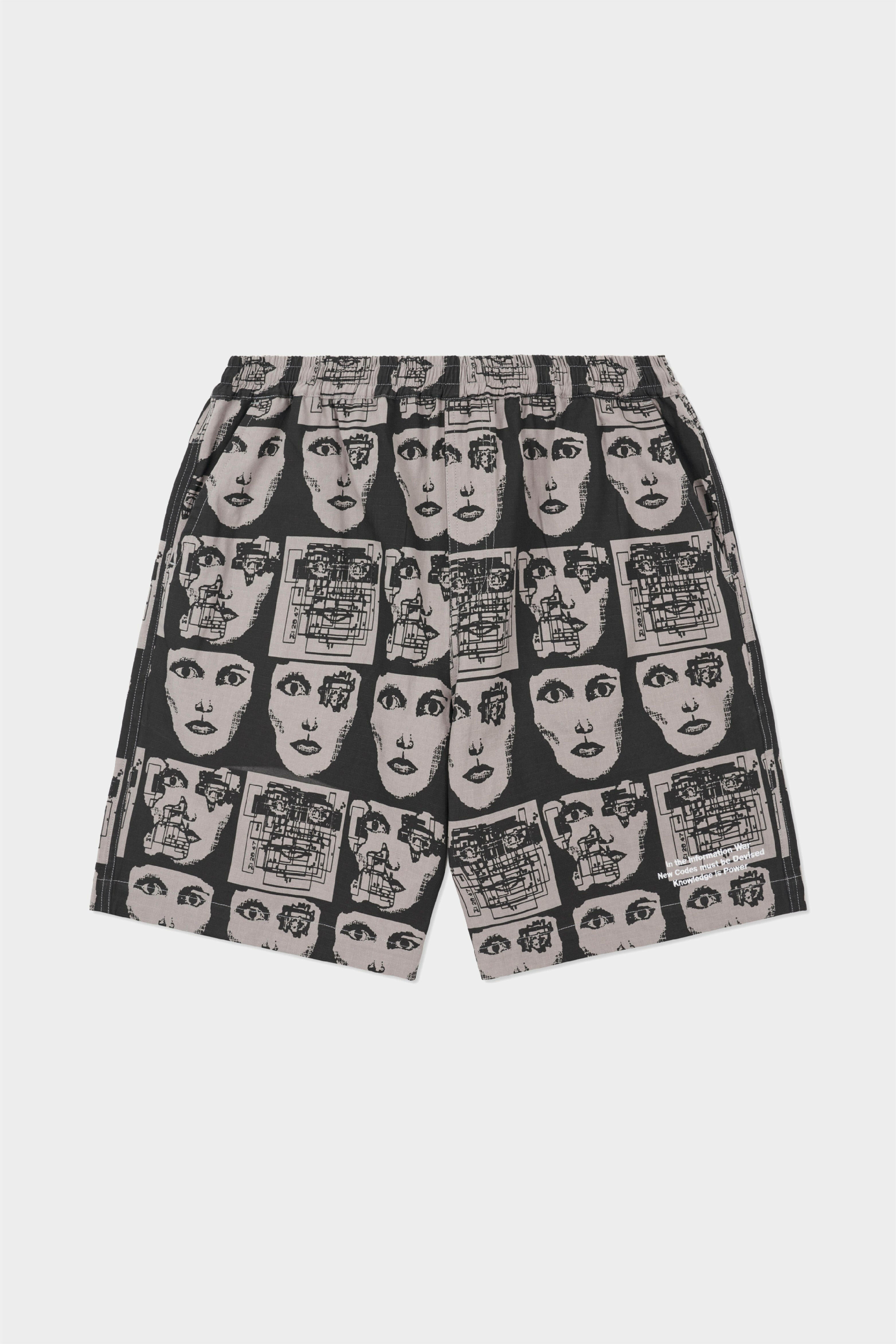 Selectshop FRAME - COME SUNDOWN Information War Shorts Bottoms Concept Store Dubai