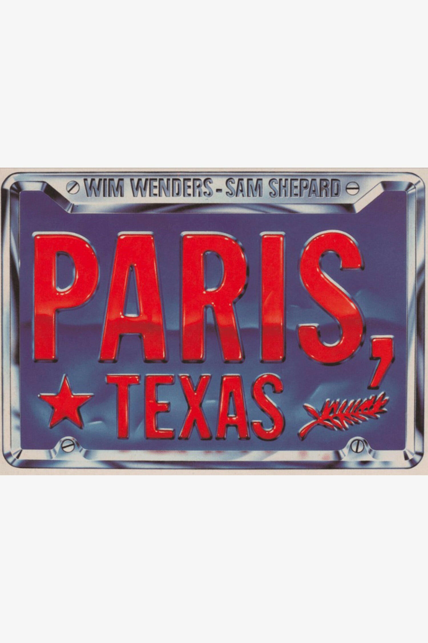 Selectshop FRAME - IDEA PARIS, TEXAS License Plate T-Shirt T-Shirt Dubai