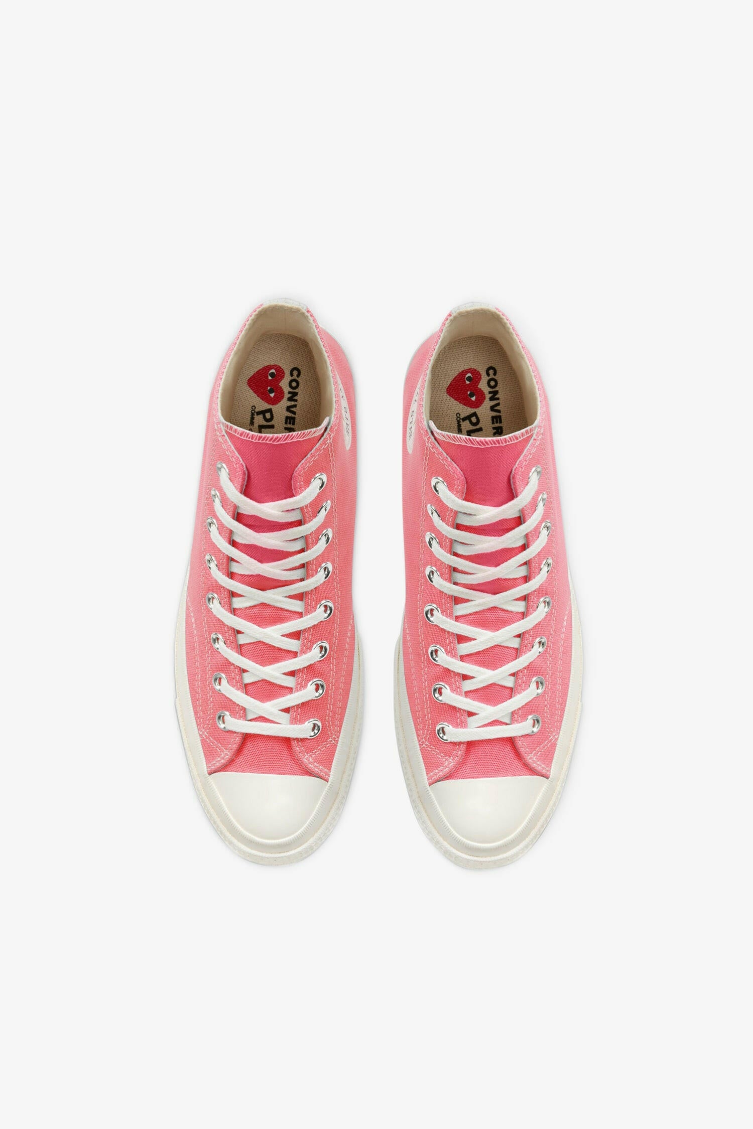 Selectshop FRAME - COMME DES GARCONS PLAY(MOE) Play Comme des Garçons x Converse Chuck '70 High (Bright Pink)(MOE) Footwear Dubai