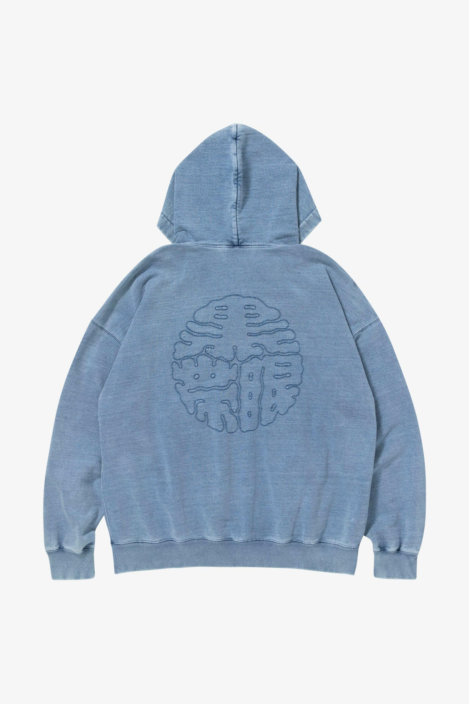 Selectshop FRAME - BLACKEYEPATCH Kamon Indigo Zip Hoodie Sweatshirts Dubai