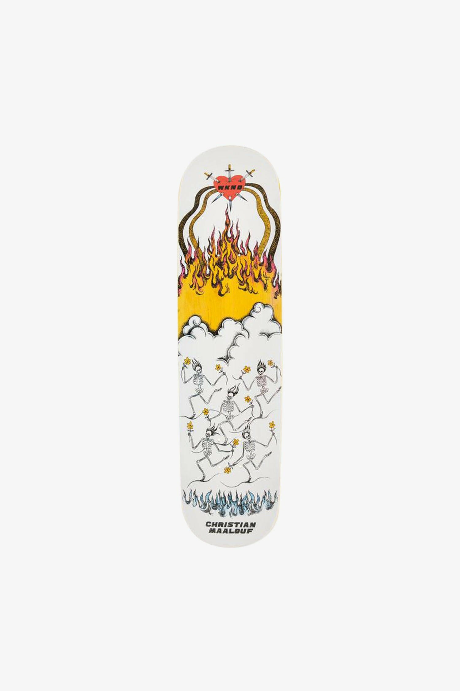 Selectshop FRAME - WKND Running With Daisies - Christian Maalouf Deck Skate Dubai