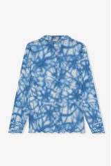 Selectshop FRAME - BRAIN DEAD Firework Hyper Mesh Button Down T-Shirts Dubai