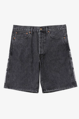 Selectshop FRAME - BLACKEYEPATCH Handle With Care Denim Shorts Bottoms Dubai