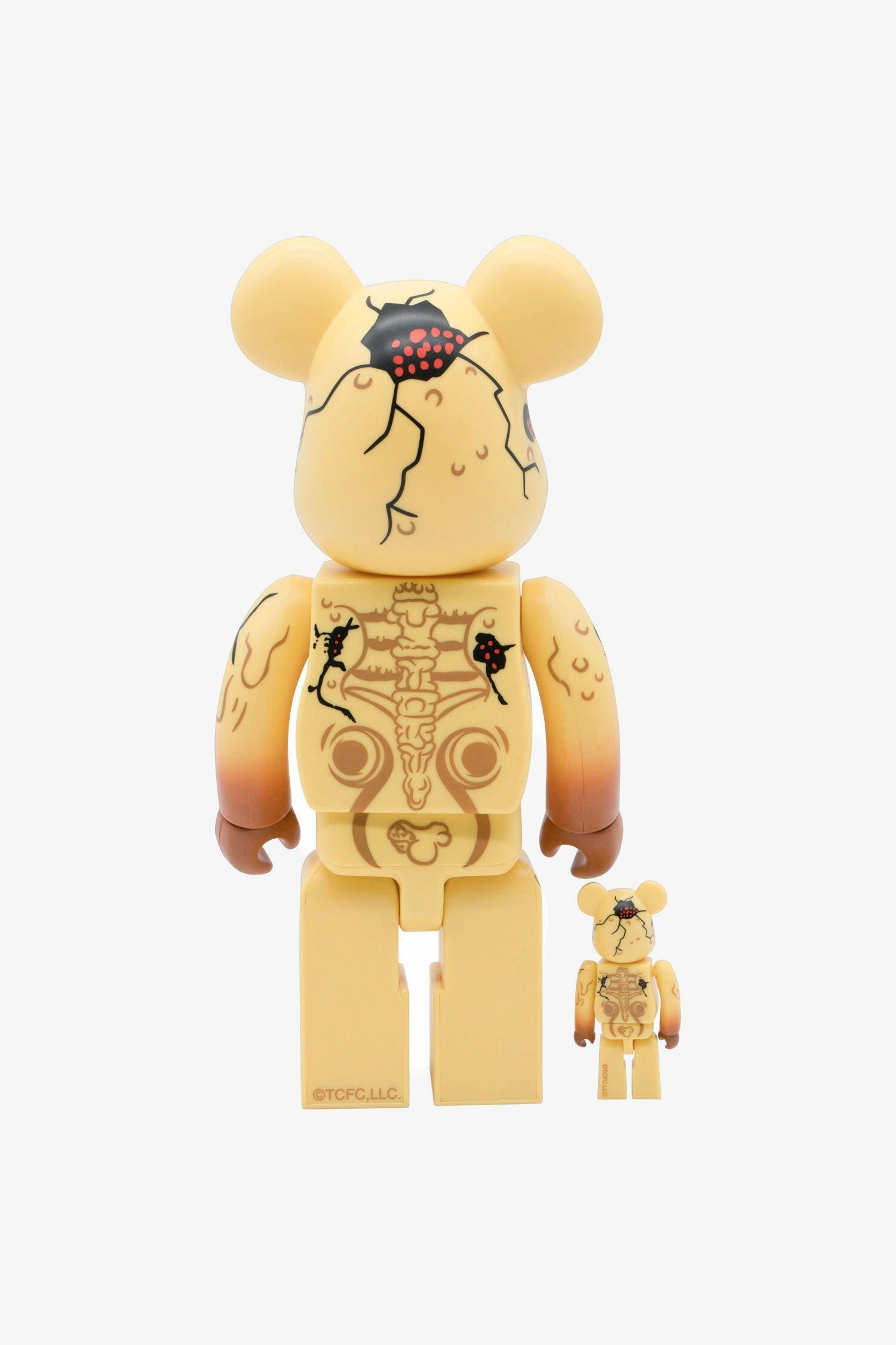 Selectshop FRAME - MEDICOM TOY جمجمة الوجه الجمجمة Be@rbrick 100٪ و400٪ مقتنيات دبي