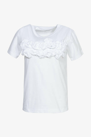 Ruffles Embroidery T-Shirt