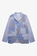 Selectshop FRAME - COMME DES GARÇONS SHIRT Patchwork Pinstripe Blazer Outerwear Dubai