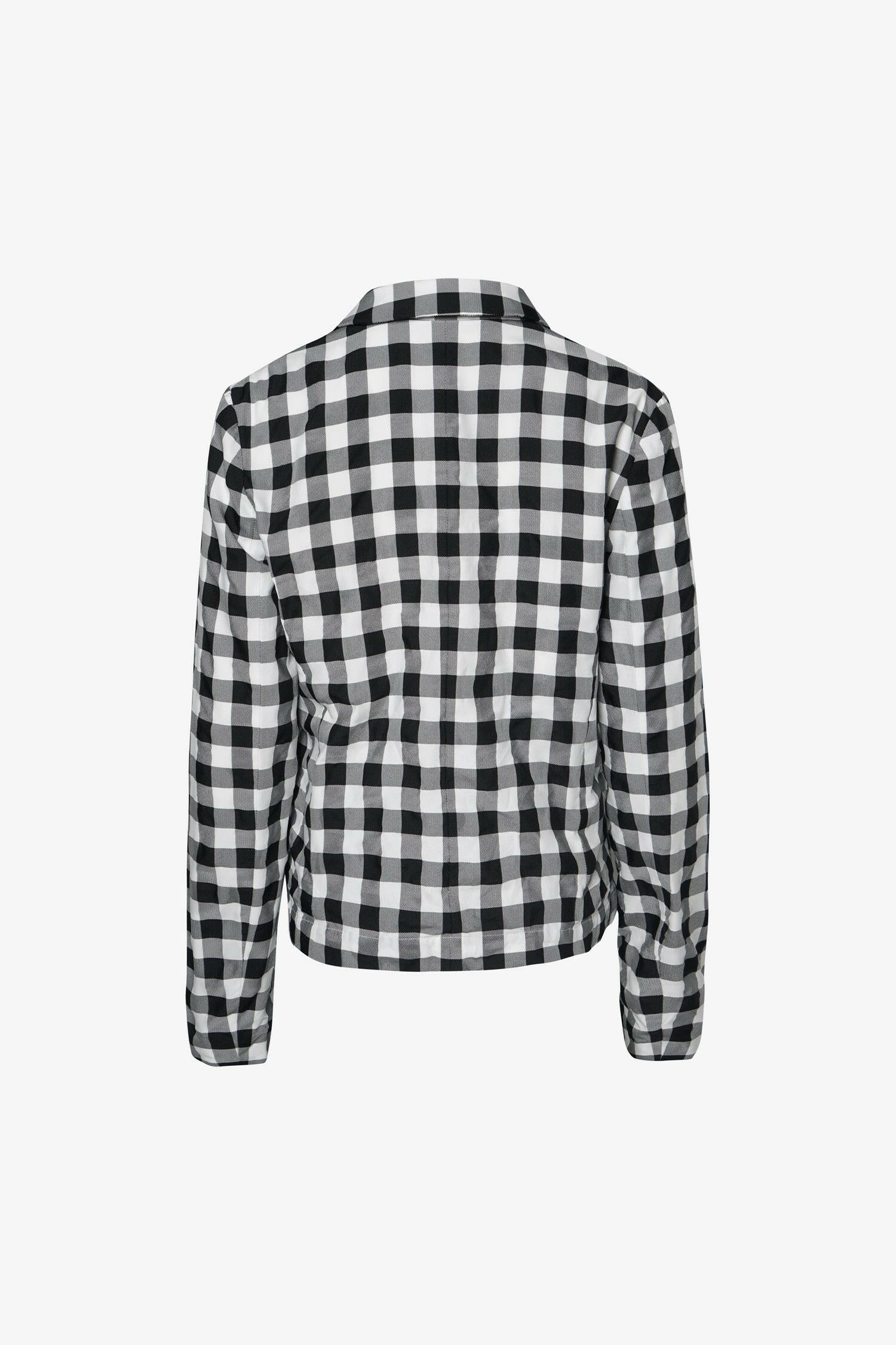 Selectshop FRAME - COMME DES GARÇONS GIRL Gingham Check Pattern Blazer Outerwear Dubai