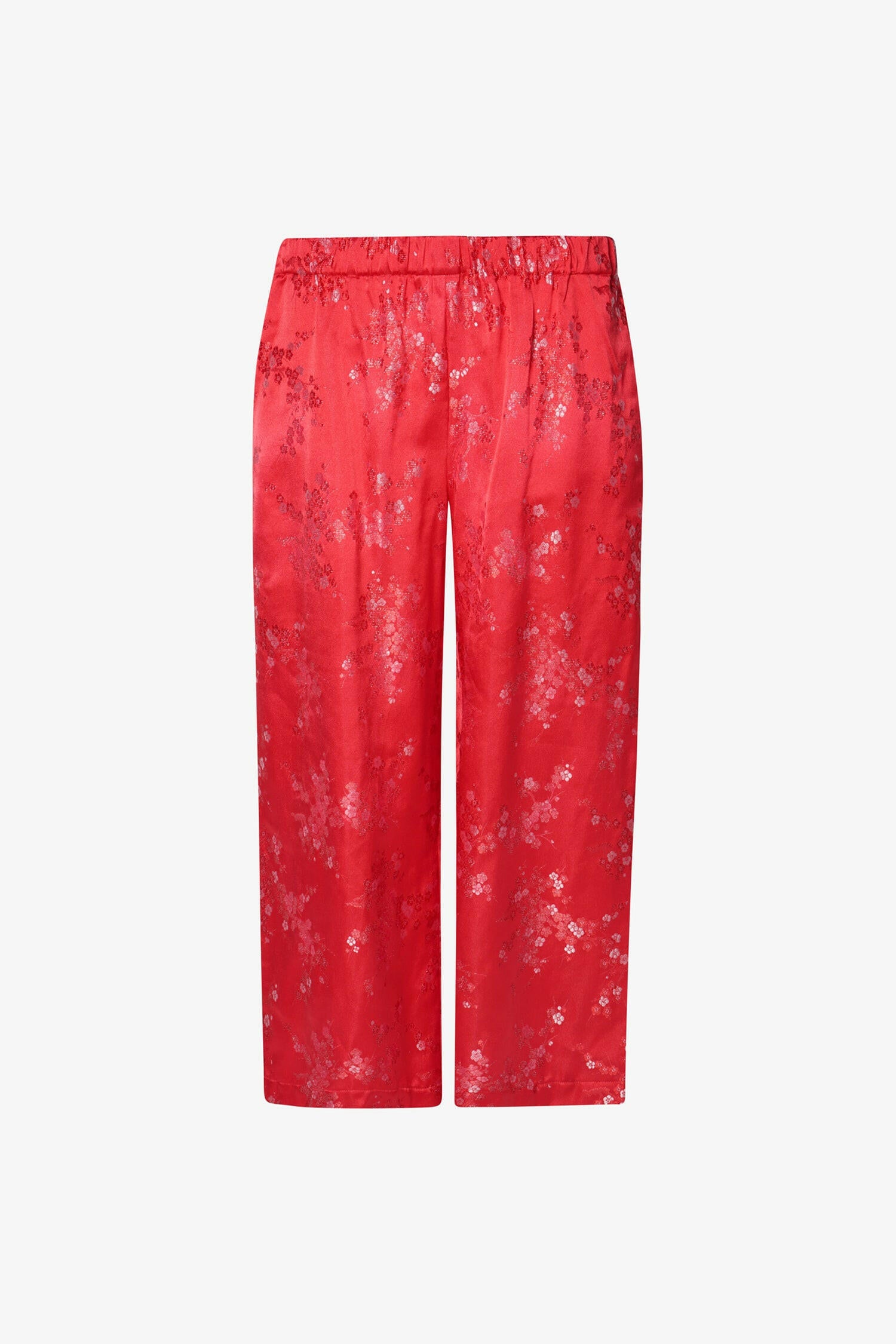 Selectshop FRAME - COMME DES GARCONS COMME DES GARCONS Embroidered-Floral Cropped Trousers Bottoms Dubai