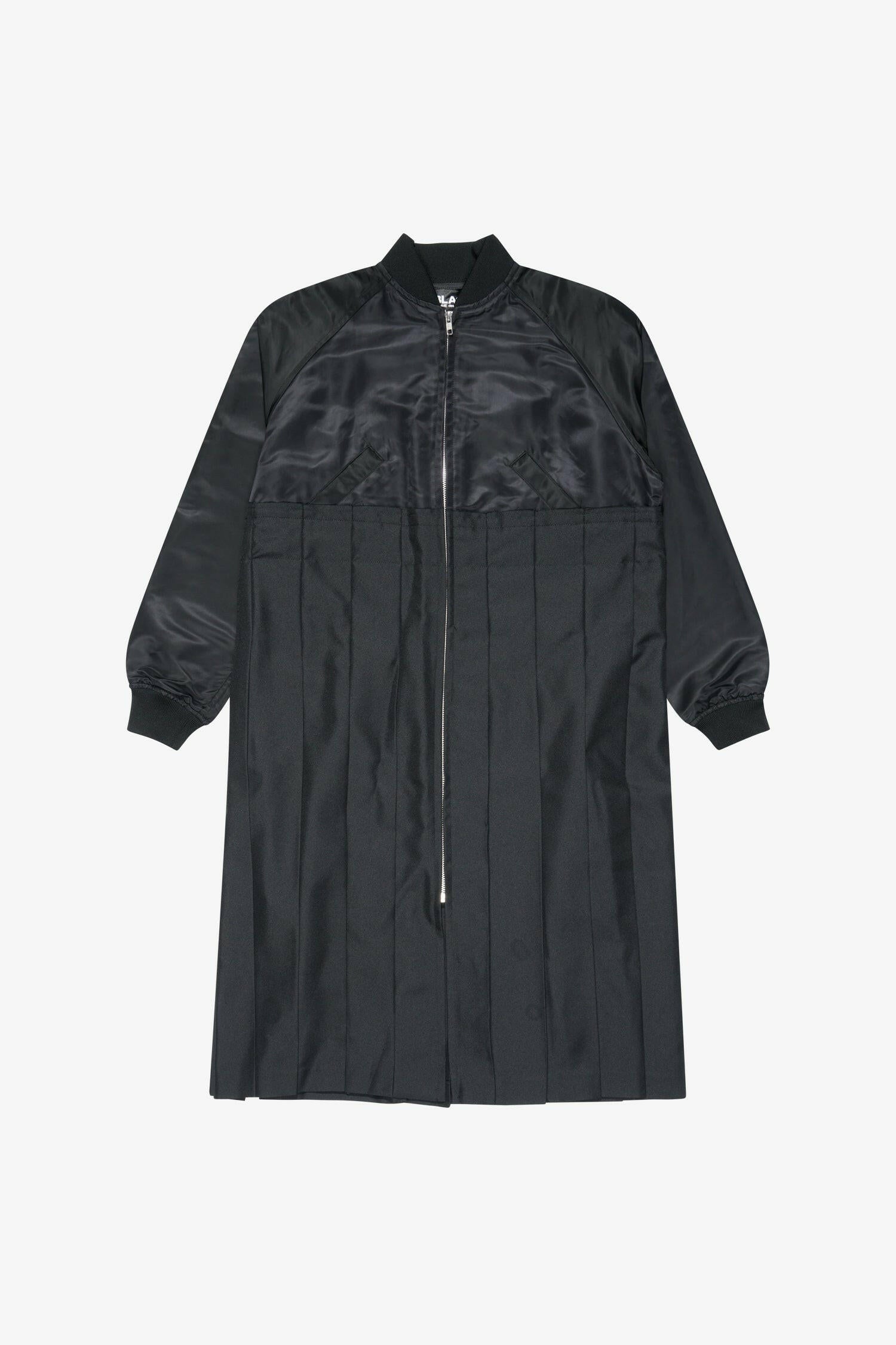 Selectshop FRAME - COMME DES GARCONS BLACK Deconstructed Pleated Satin Jacket Outerwear Dubai