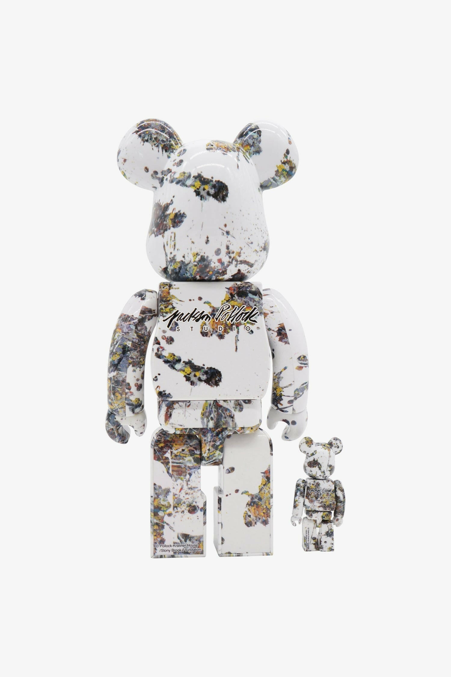 Selectshop FRAME - MEDICOM TOY استوديو جاكسون بولوك جاكسون بولوك "سبلاش" Be@rbrick 400％+100% مقتنيات دبي