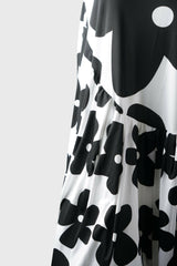 Selectshop FRAME - COMME DES GARÇONS Floral-print Midi Dress Bottoms Dubai