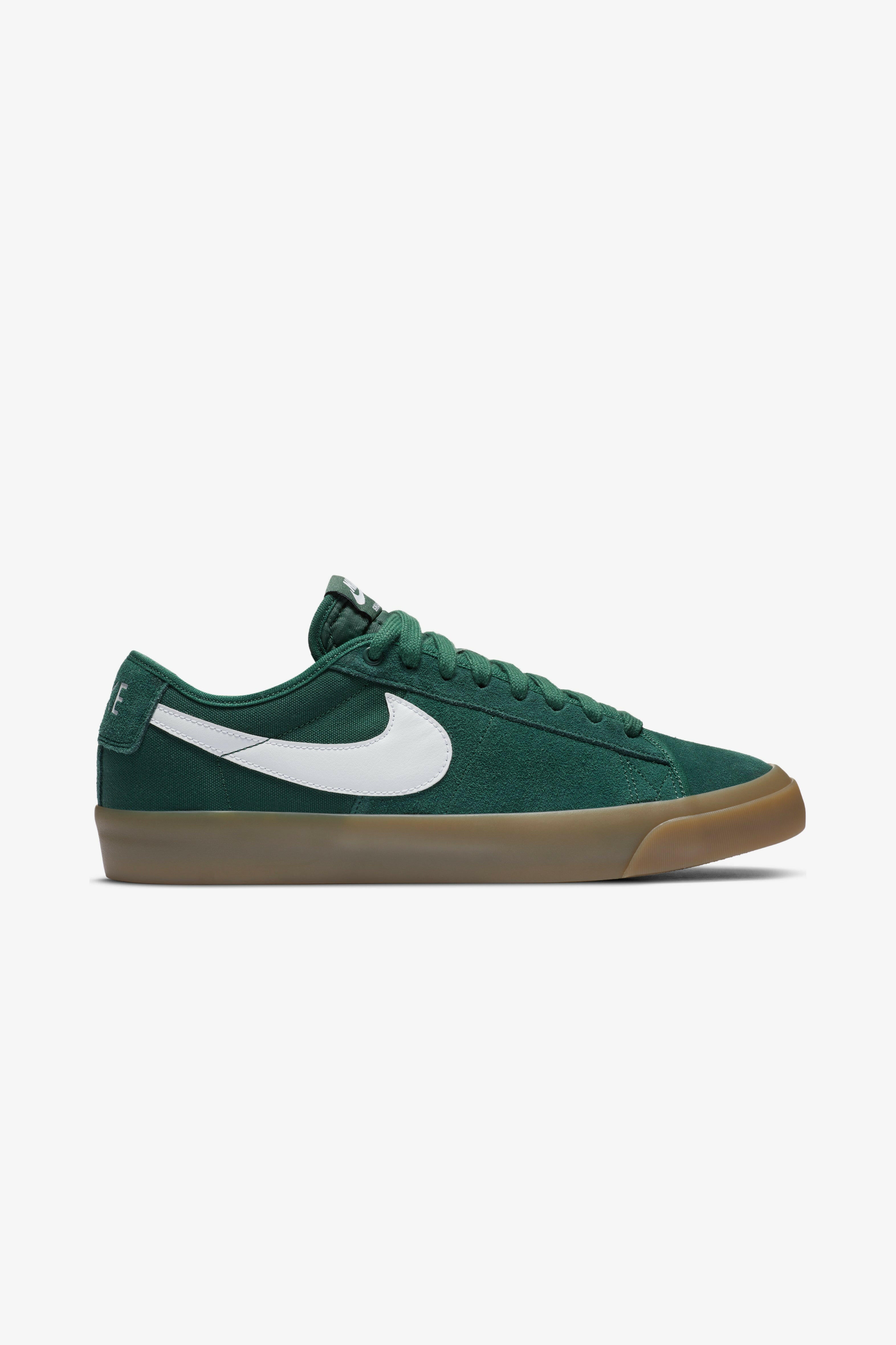 Selectshop FRAME - NIKE SB Blazer Low Pro GT "Green Gum" Footwear Dubai