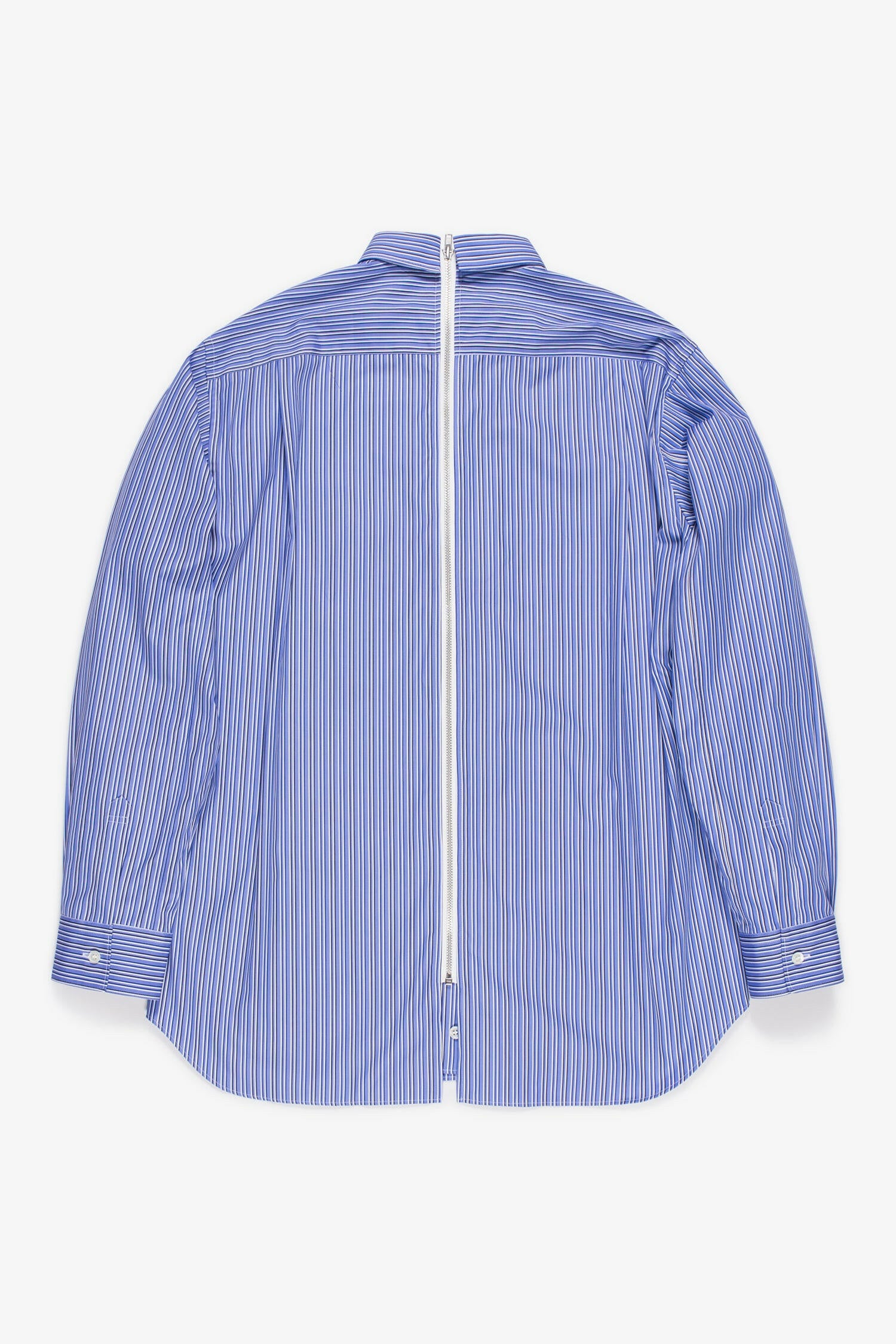 Selectshop FRAME - COMME DES GARÇONS SHIRT Striped Zip-Up Shirt Shirt Dubai