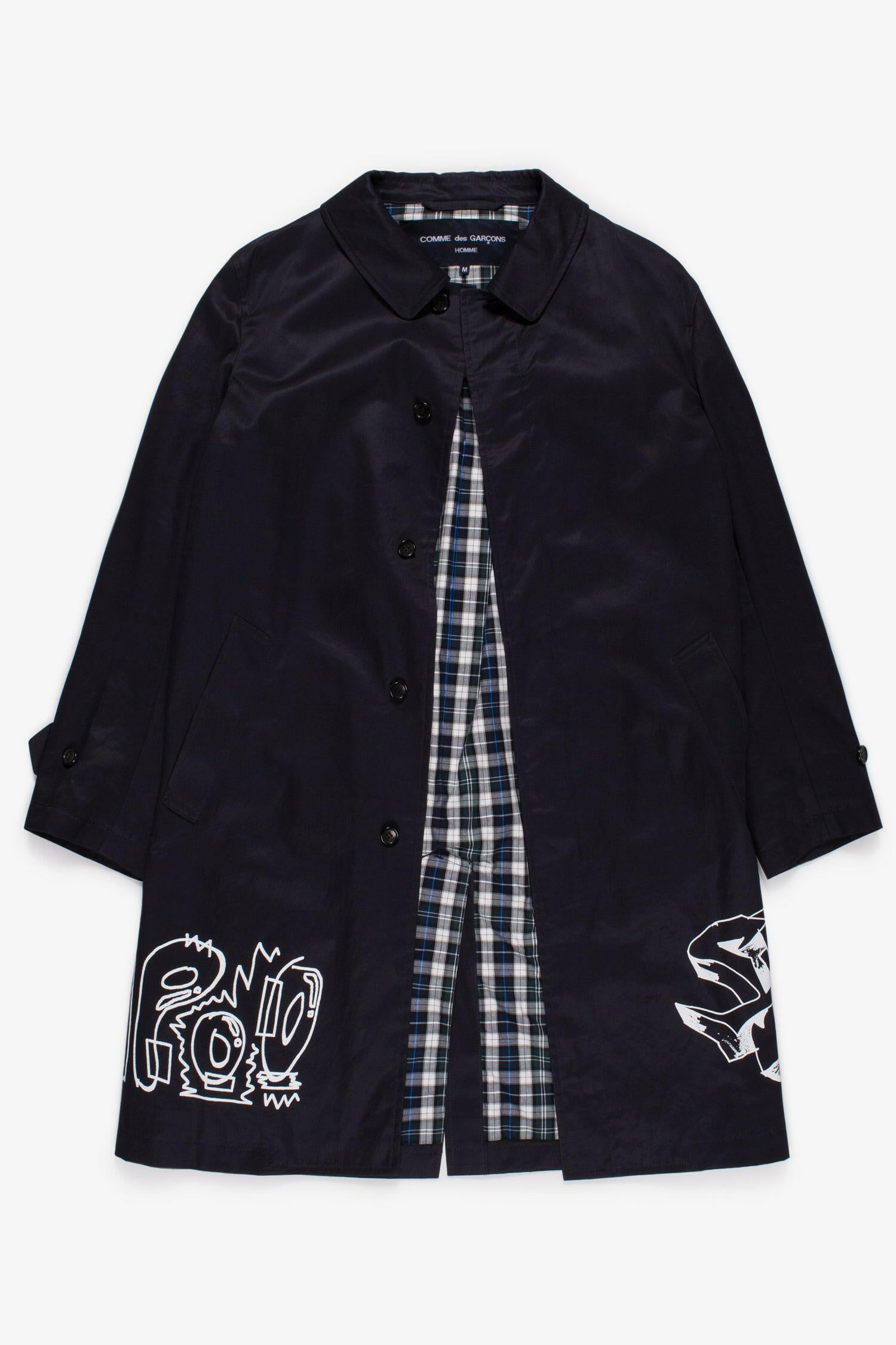 Selectshop FRAME - COMME DES GARÇONS HOMME Gabardine Mac Coat Outerwear Dubai