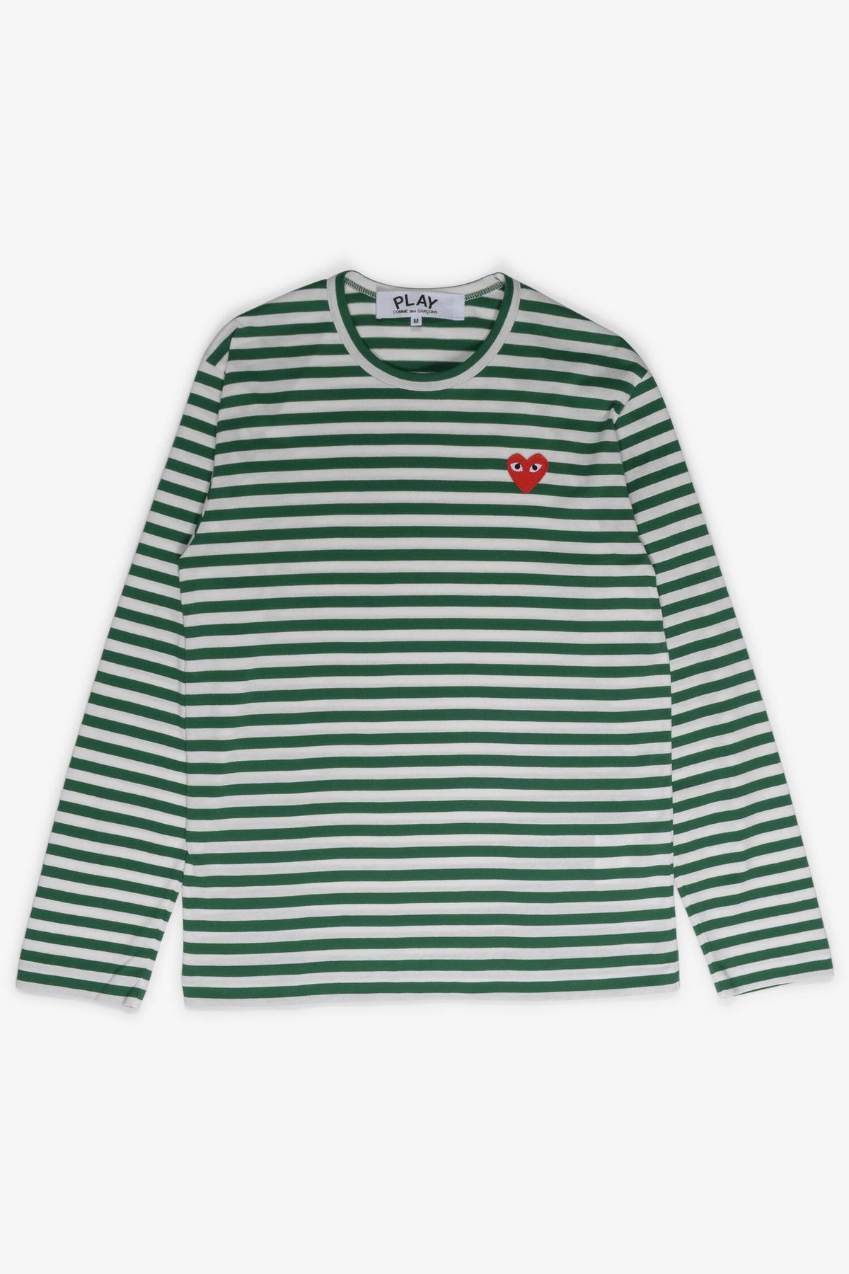 Selectshop FRAME - COMME DES GARCONS بلاي COMME DES GARCONS بلاي أحمر قلب أخضر مخطط بأكمام طويلة دبي