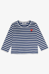 Selectshop FRAME - COMME DES GARCONS PLAY Royal Blue Stripes Longsleeve Kids Dubai