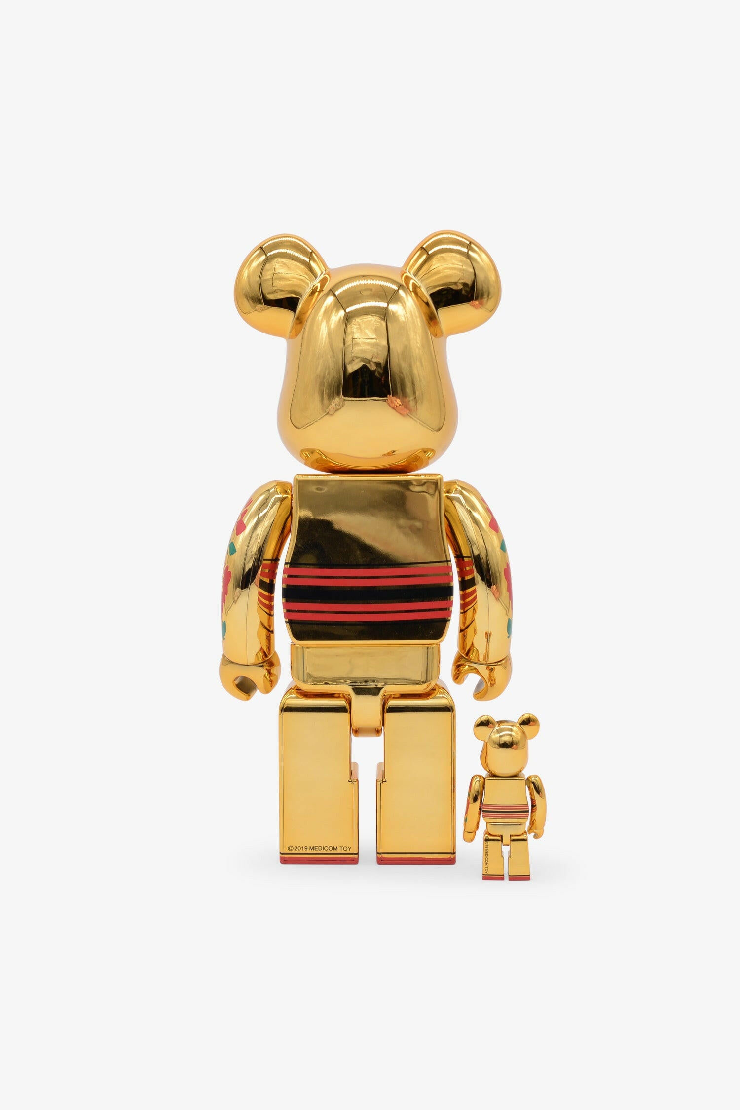 Selectshop FRAME - MEDICOM TOY Kokeburick Gold Plated Be@rbrick 400%+ 100% Toys Dubai