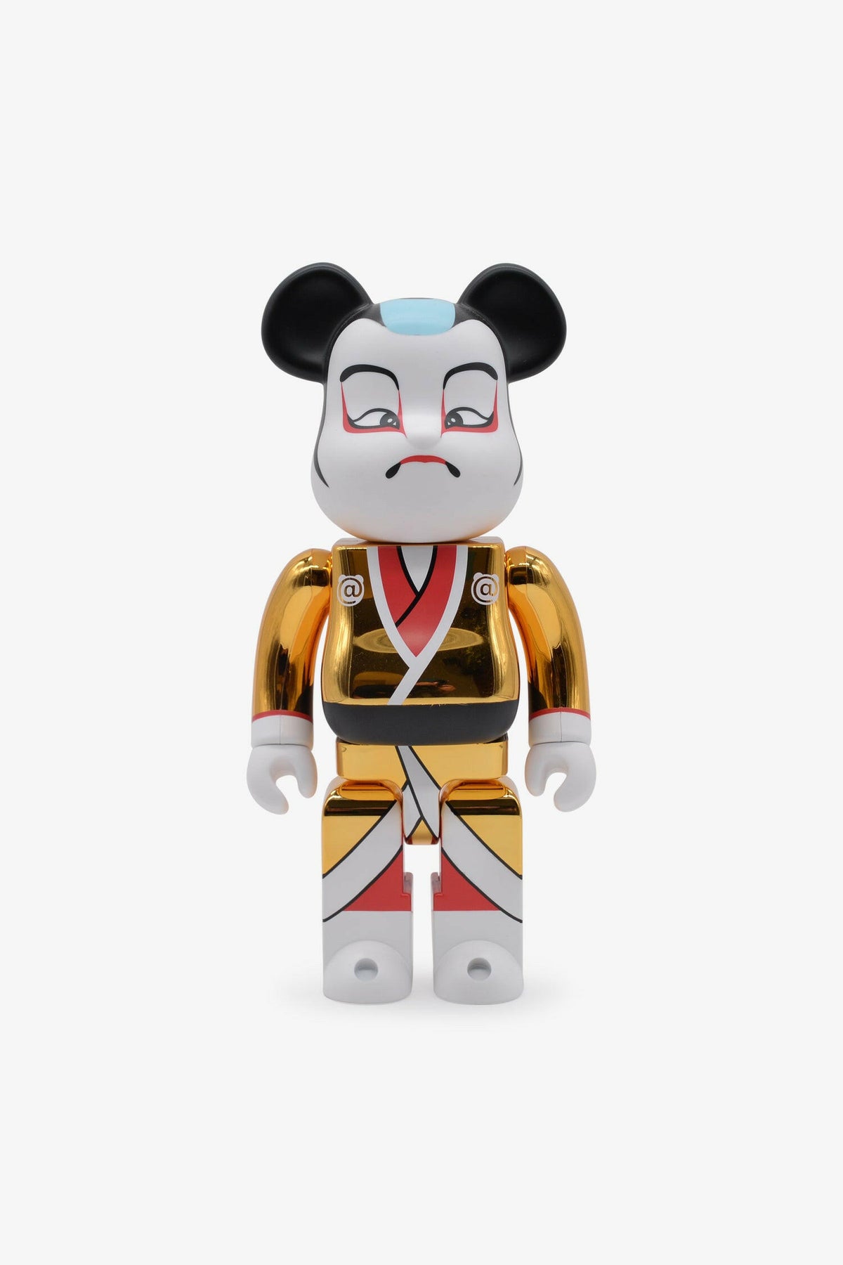 Selectshop FRAME - MEDICOM TOY Kabuki Gold Plated Be@rbrick 400% Toys Dubai