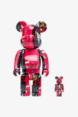 Selectshop FRAME - MEDICOM TOY Jean Michel Basquiat #1 Be@rbrick 100% & 400% Set Collectibles Dubai