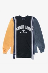 Selectshop FRAME - NEEDLES 7 Cuts College Longsleeve Tee - L(B) T-Shirts Dubai