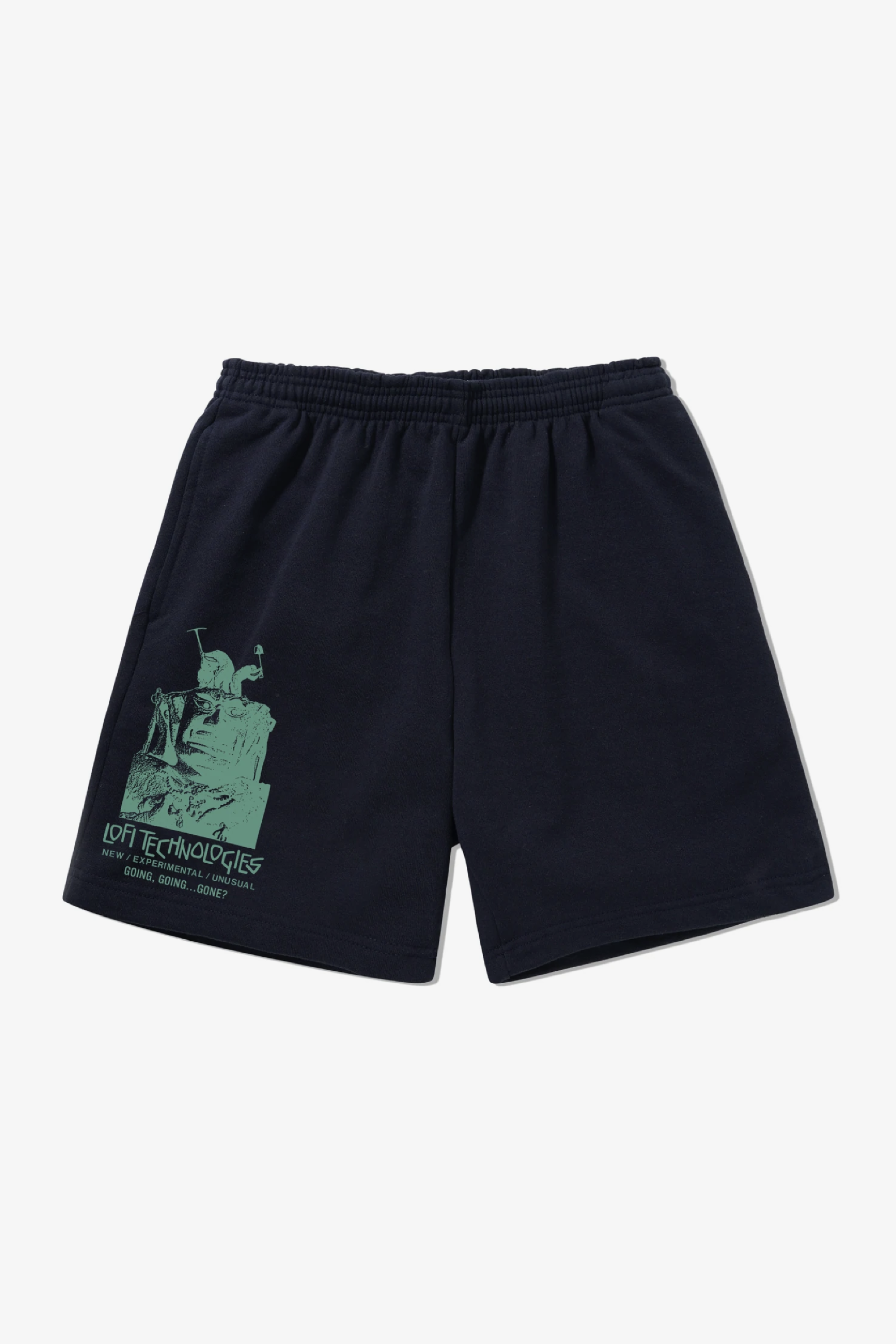 Selectshop FRAME - LO-FI Going Going Gone Fleece Shorts Bottoms Dubai