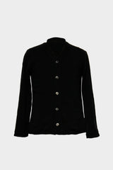 Selectshop FRAME - COMME DES GARÇONS BLACK Polka Dot Cardigan (Black) Sweats-Knits Dubai