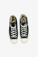 Selectshop FRAME - COMME DES GARCONS PLAY Converse Chuck Taylor All Star '70 High Red Heart Footwear Dubai