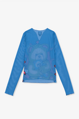 Selectshop FRAME - BRAIN DEAD Teddy Hyper Mesh Top T-Shirts Dubai