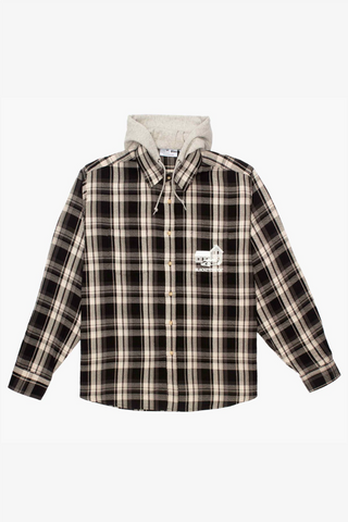 Hooded Flannel Shirt