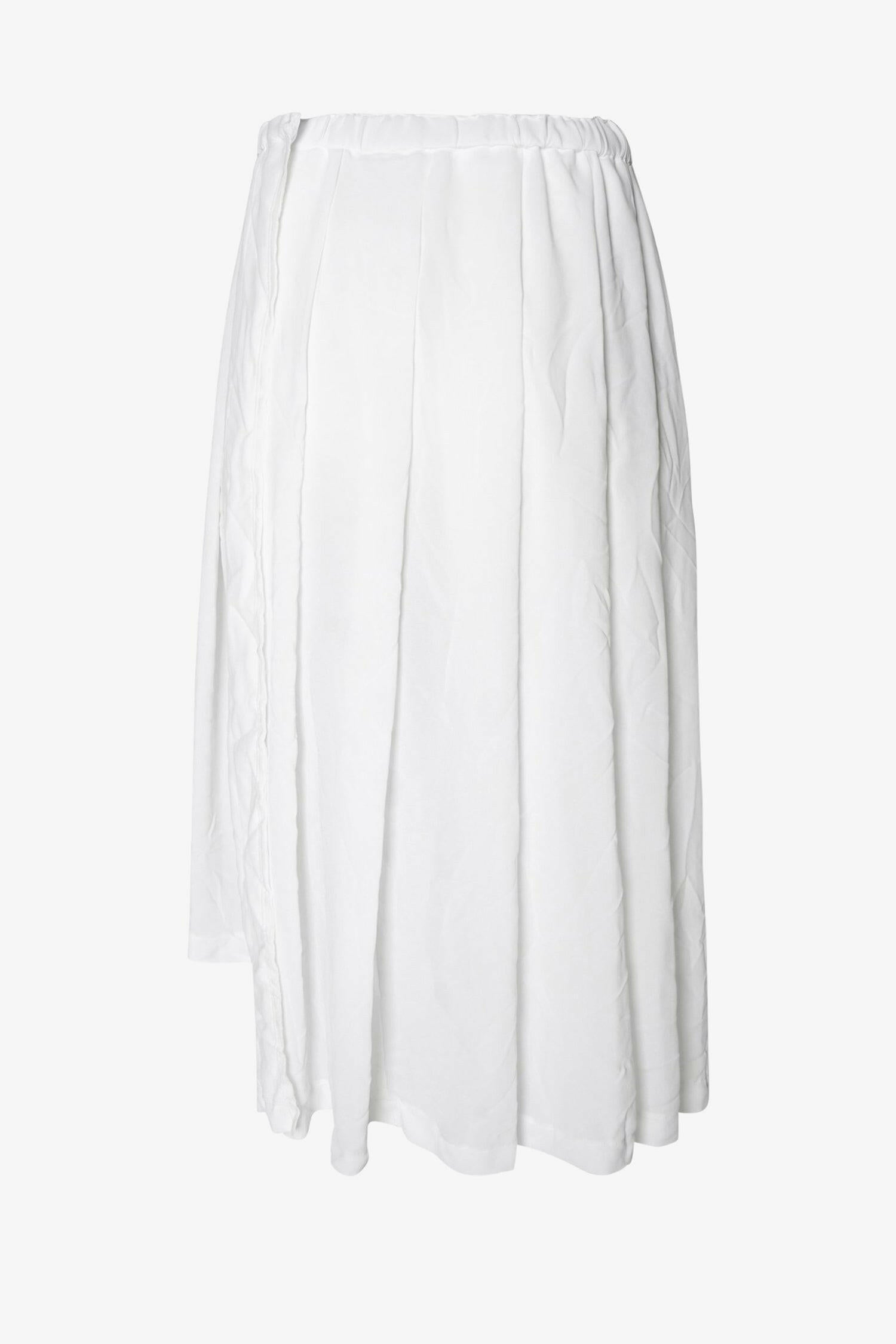 Selectshop FRAME - COMME DES GARÇONS COMME DES GARÇONS Asymmetrical Pleated Midi Skirt Bottoms Dubai