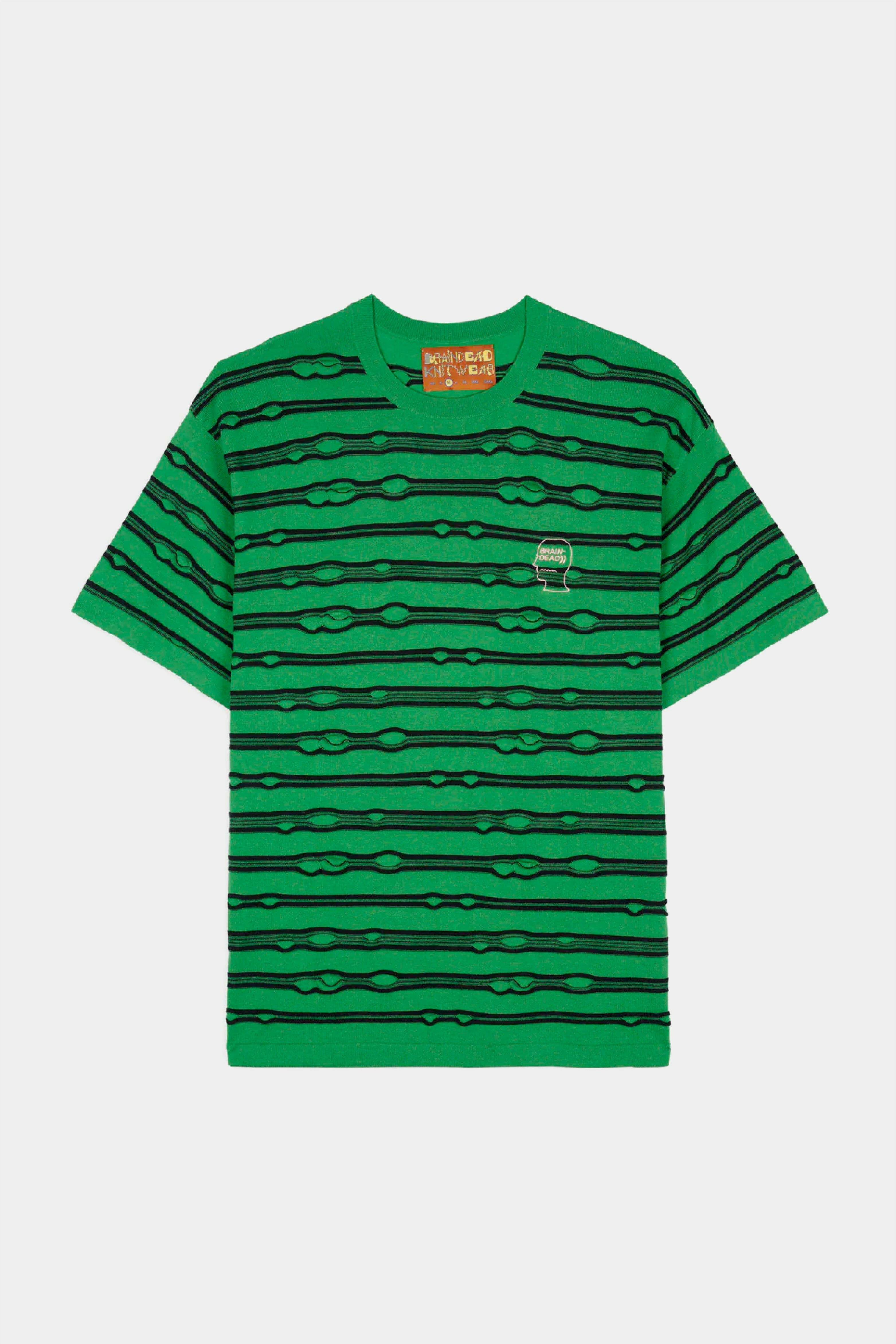 Selectshop FRAME - BRAIN DEAD Puckered Striped T-Shirt T-Shirts Concept Store Dubai