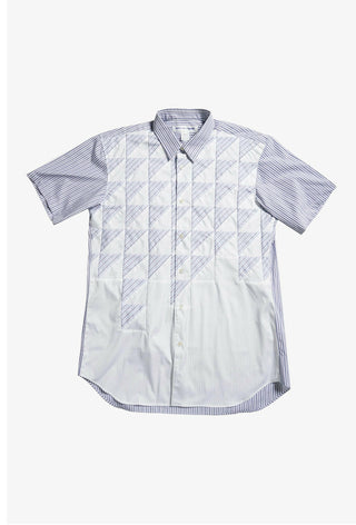 Quilt Blocks Pinstripe Shirt