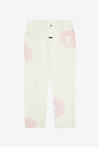 Special Printed Denim Pant