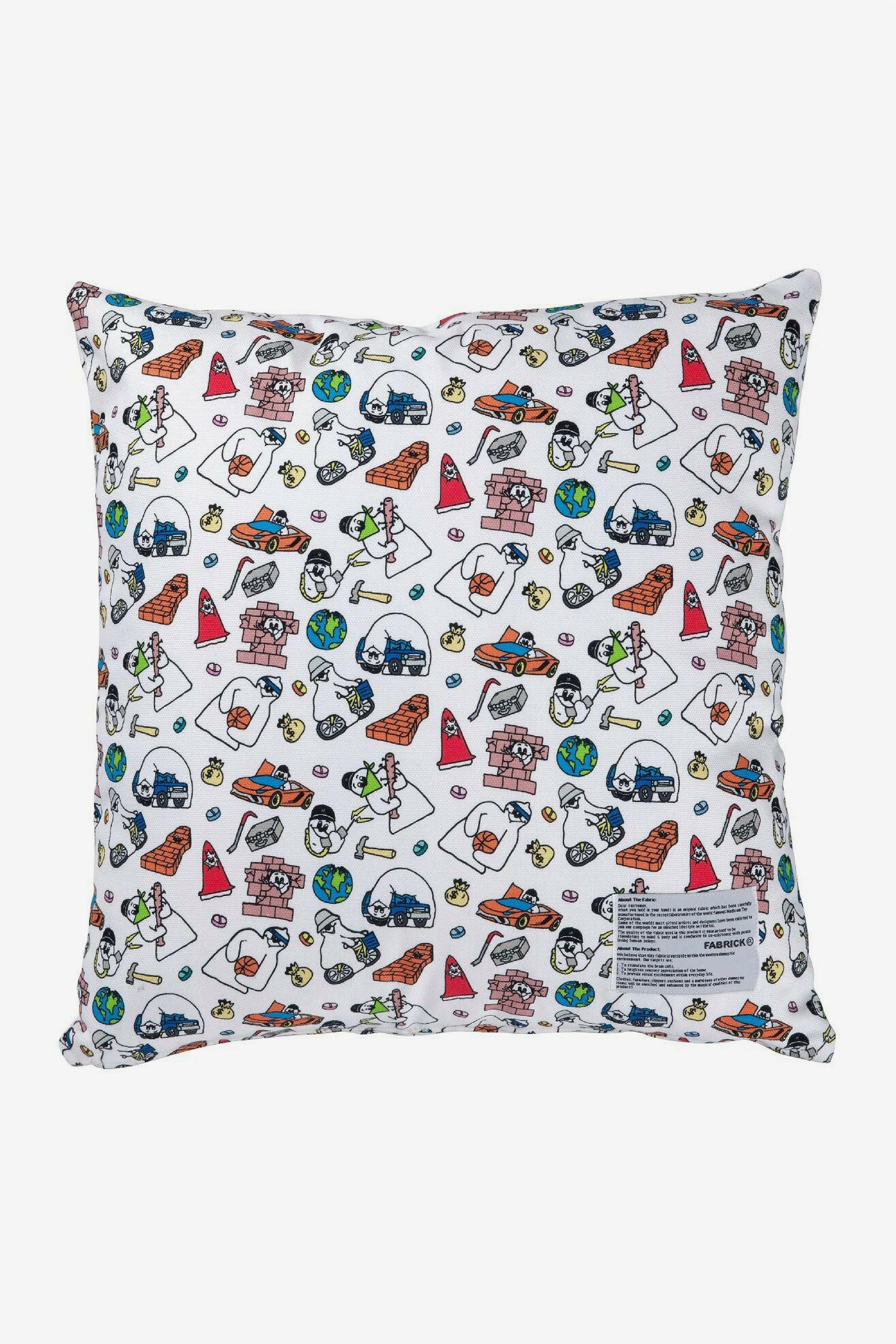 Selectshop FRAME - MEDICOM TOY Shinknownsuke Square Cushion Cover & Pillow All-Accessories Dubai