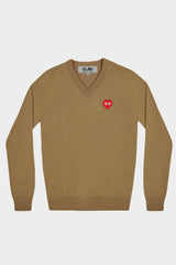 Selectshop FRAME - COMME DES GARCONS PLAY Comme des Garçons x Invader V Neck Sweats-Knits متجر مفهوم البلوزات x متجر إنفادر دبي