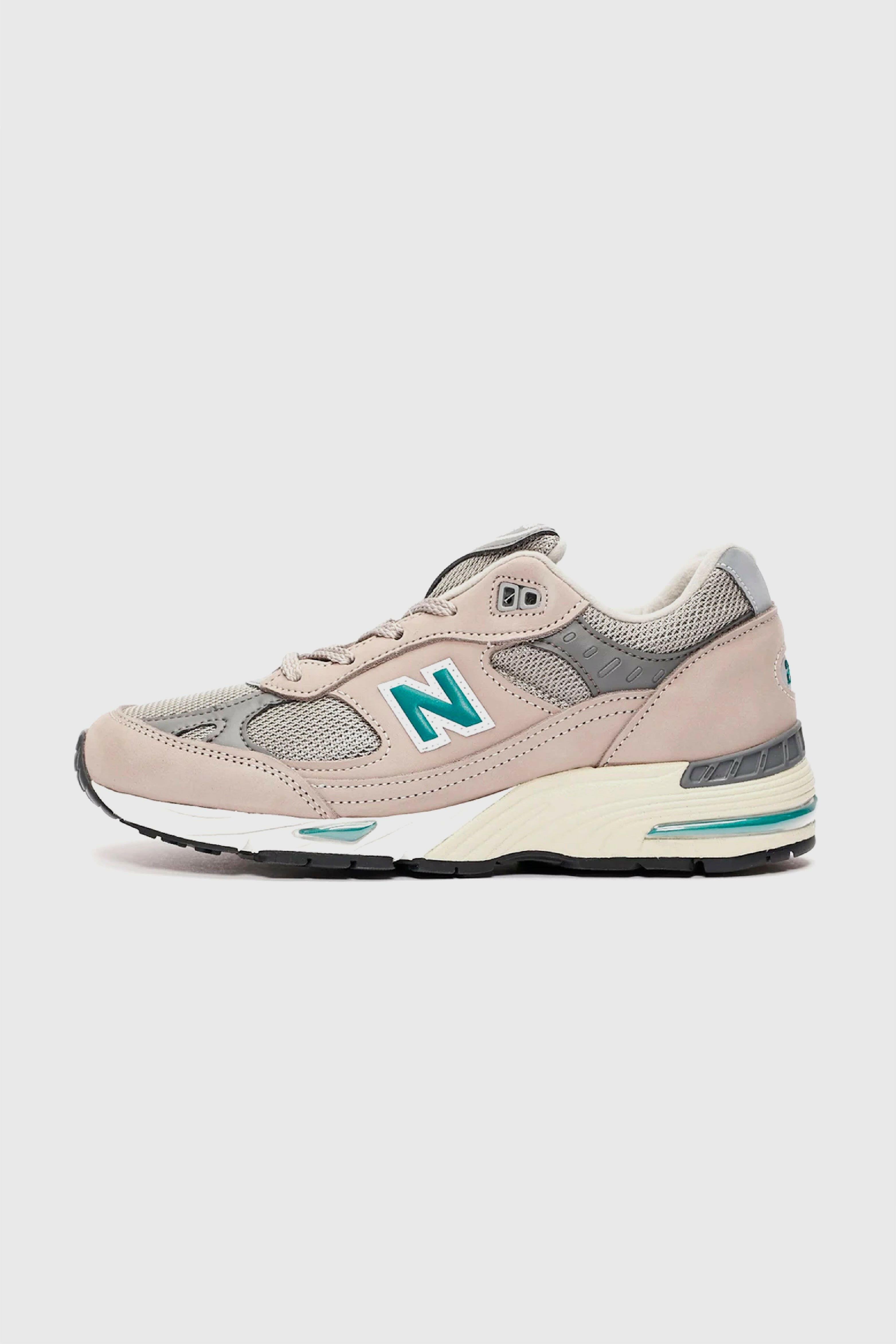 Selectshop FRAME - NEW BALANCE 991 صنع في إنجلترا "أخضر ورمادي" متجر مفهوم الأحذية "أخضر ورمادي" دبي