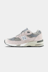 Selectshop FRAME - NEW BALANCE 991 صنع في إنجلترا "أبيض رمادي" متجر مفهوم الأحذية 991 متجر الأحذية "رمادي أبيض" دبي