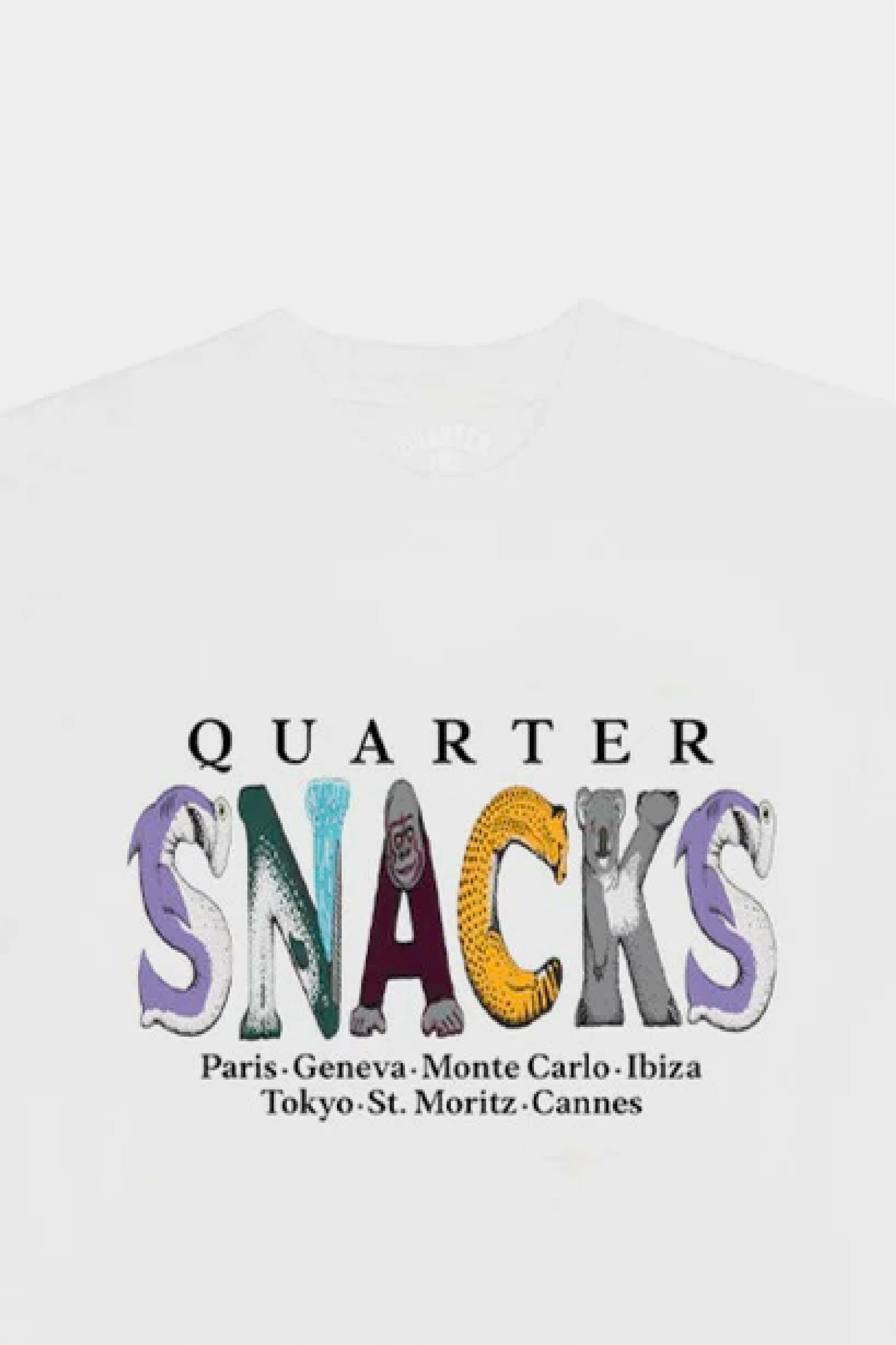 Selectshop FRAME - QUARTER SNACKS تي شيرتات تي شيرتات الحياة البرية متجر مفهوم الحياة البرية دبي