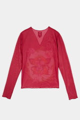 Selectshop FRAME - BRAIN DEAD Gaspar Butterflies Mesh Top T-Shirts Dubai