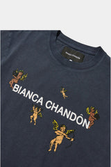 Selectshop FRAME - BIANCA CHANDON تي شيروب تي شيرت بشعار الشعار دبي