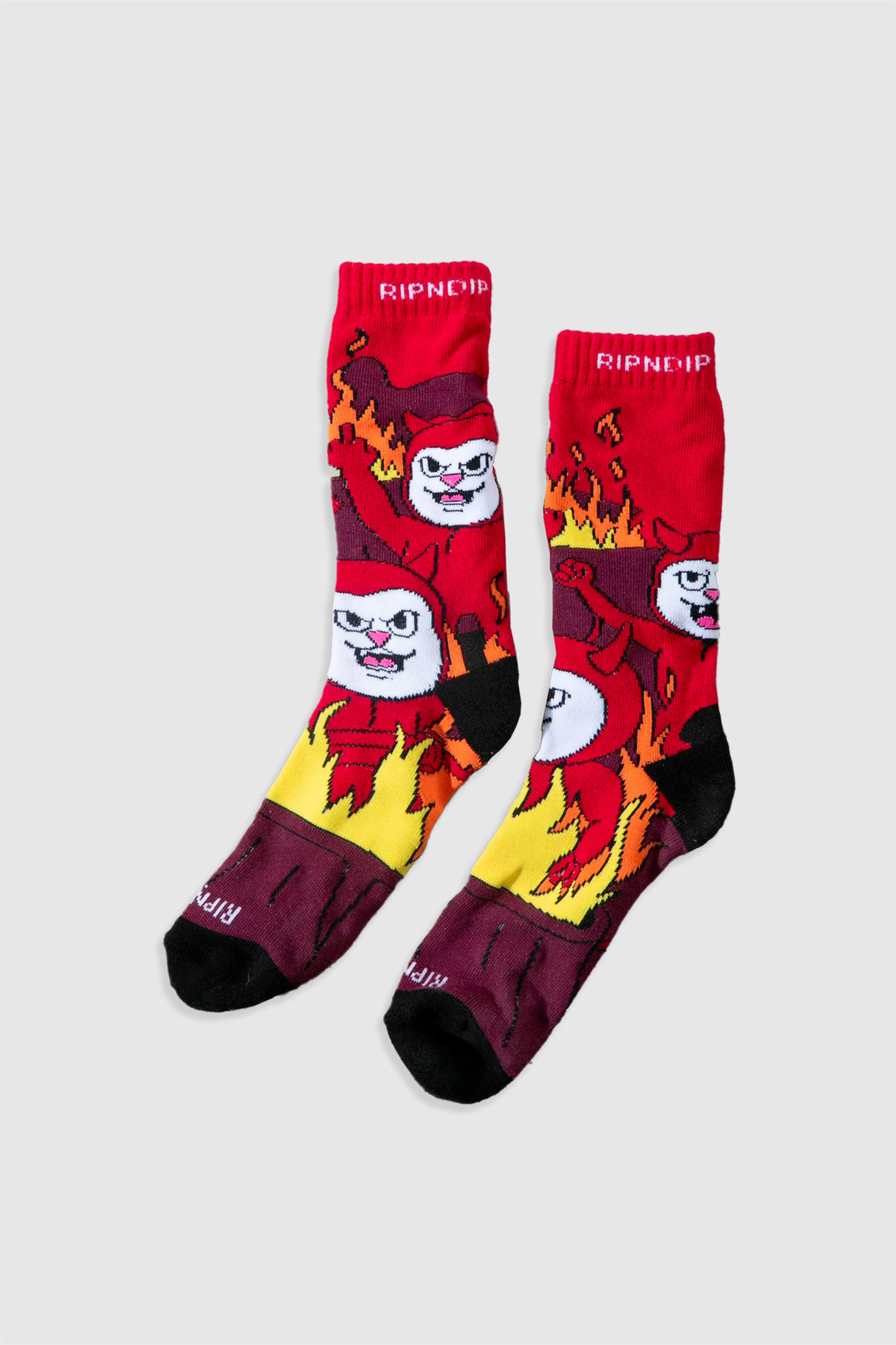 Selectshop FRAME - RIPNDIP Heaven On Earth Socks All-Accessories Concept Store Dubai