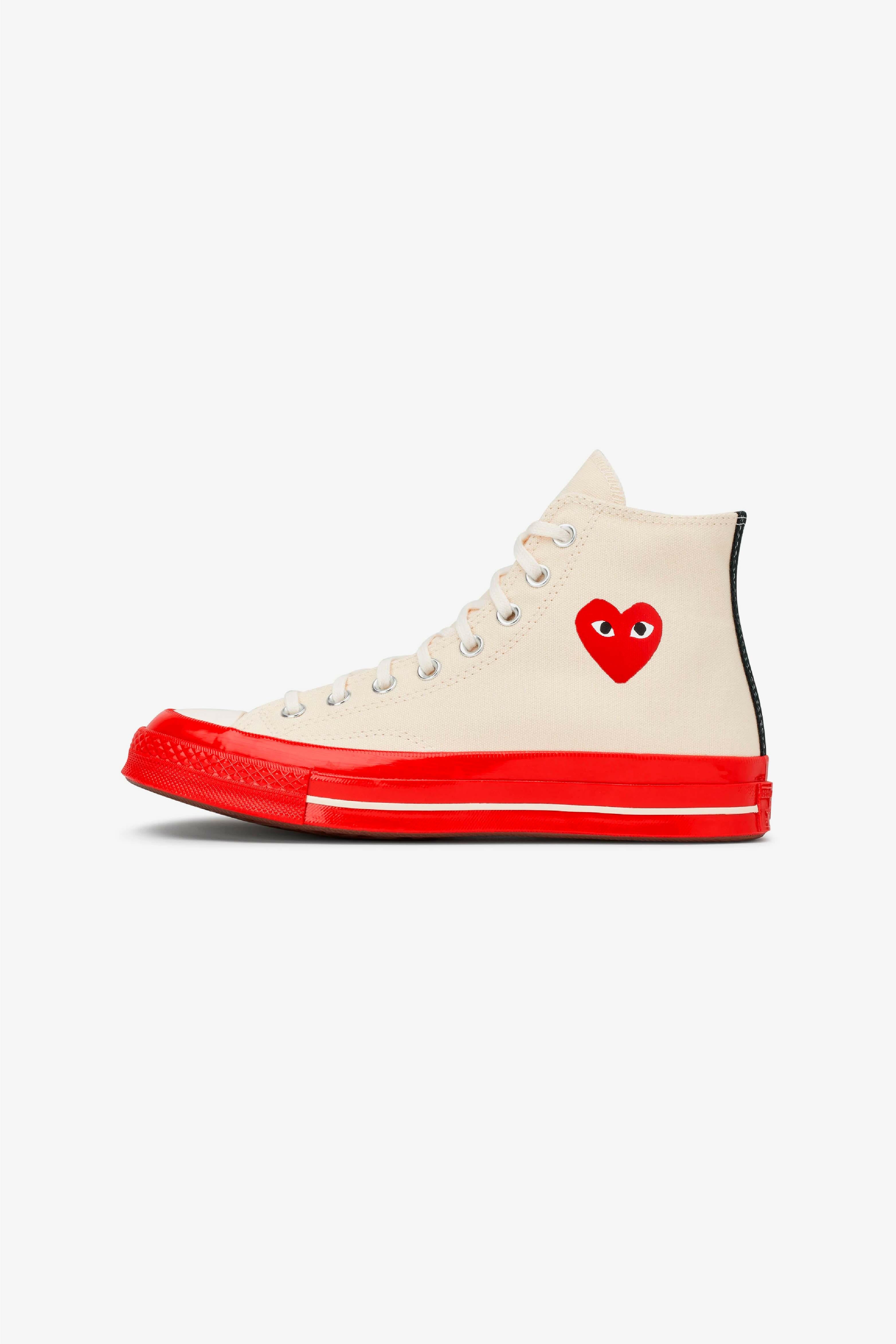 Selectshop FRAME - COMME DES GARCONS PLAY Converse Red Sole Chuck 70 High Top Footwear Dubai