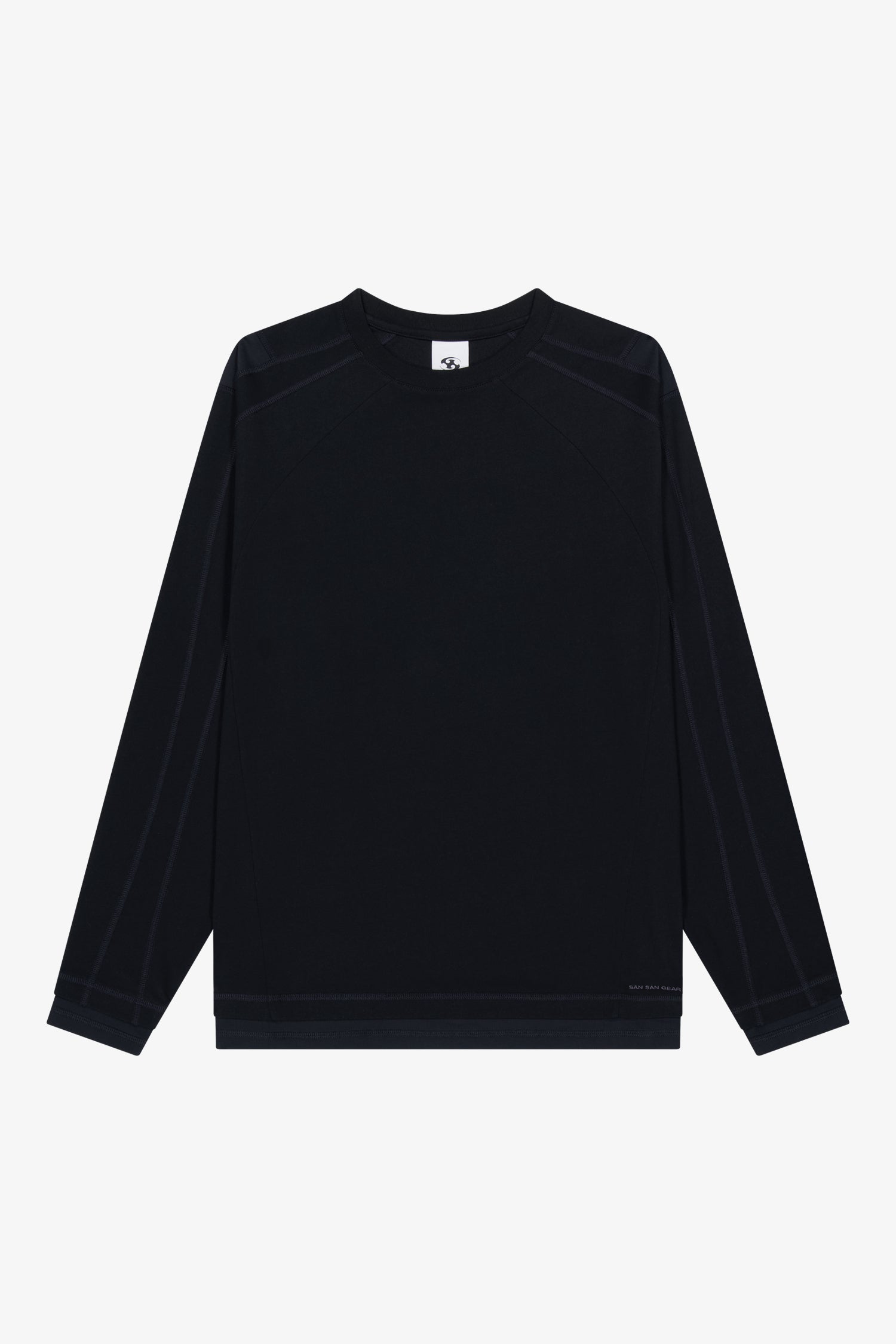 Mesh Panelled Long Sleeve Tee- Selectshop FRAME